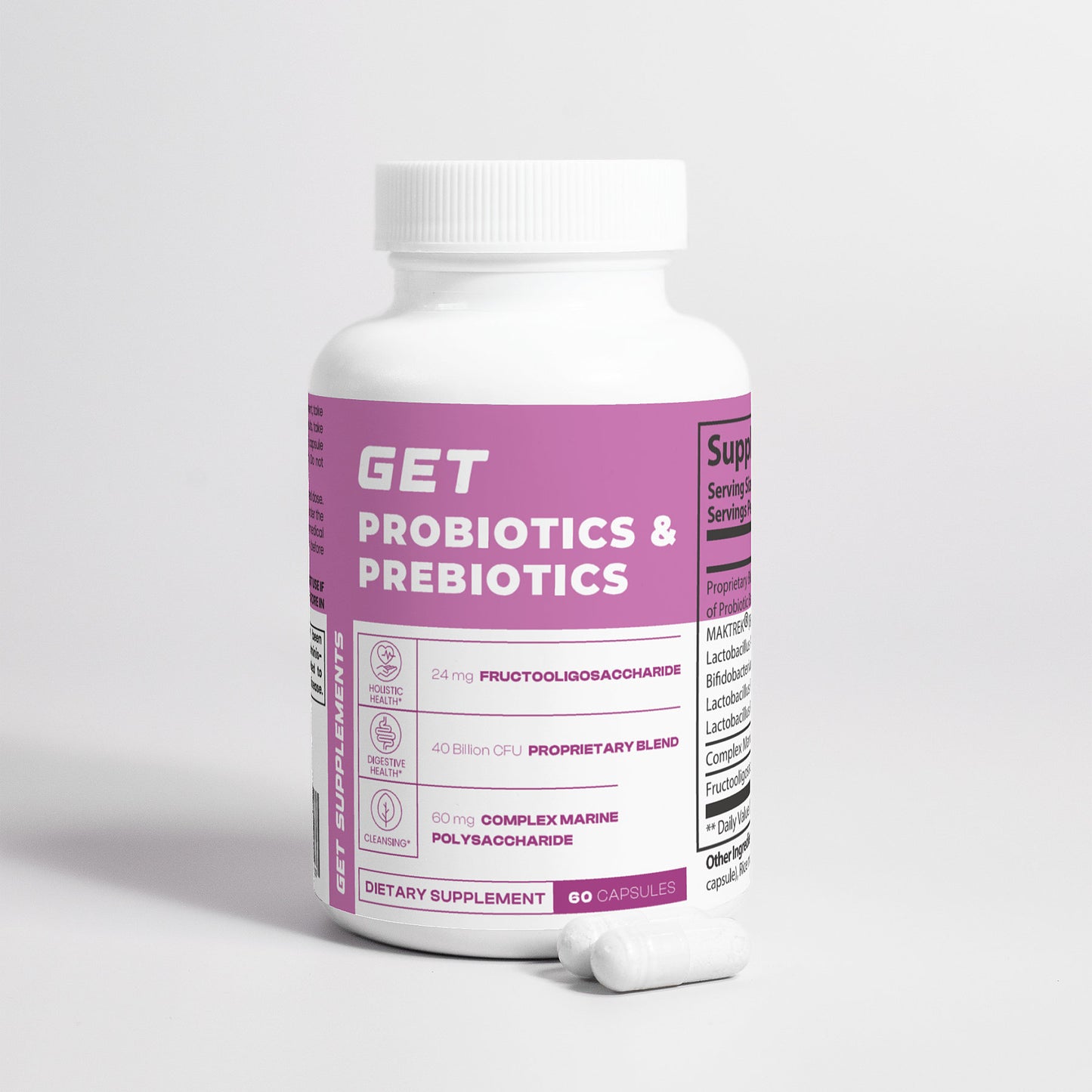 GET PROBIOTIC & PREBIOTICS