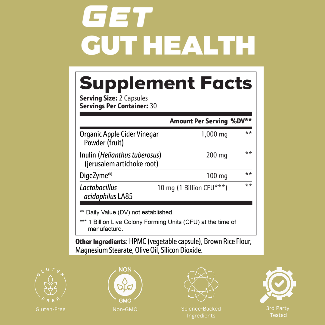 3 x GET GUT HEALTH