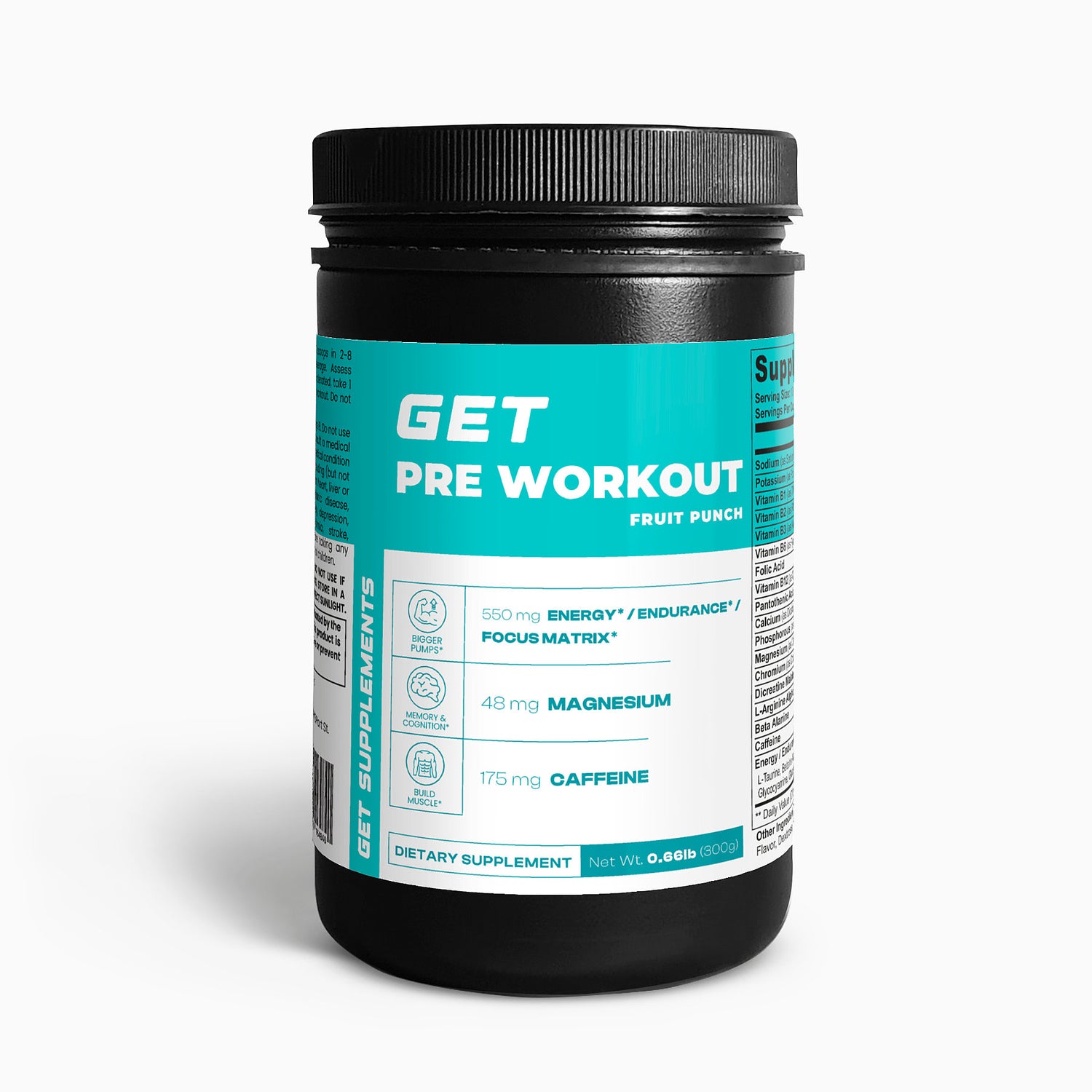 GET PRE-WORKOUT (Fruit Punch)