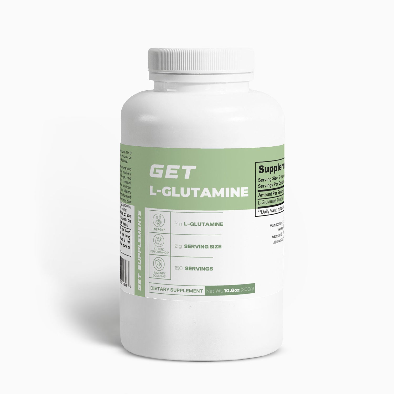 GET L-GLUTAMINE POWDER