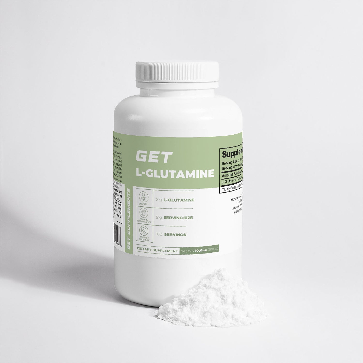 GET L-GLUTAMINE POWDER