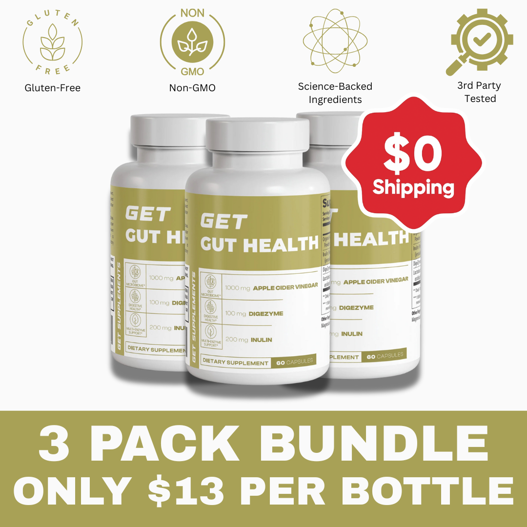 3 x GET GUT HEALTH