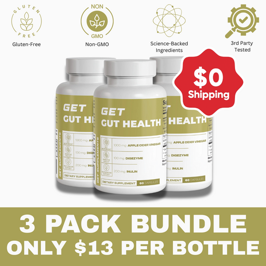 3 x GET GUT HEALTH