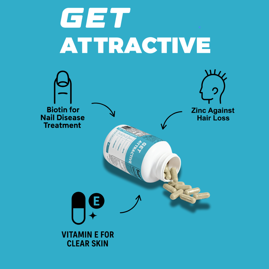 3 x GET ATTRACTIVE Supplements